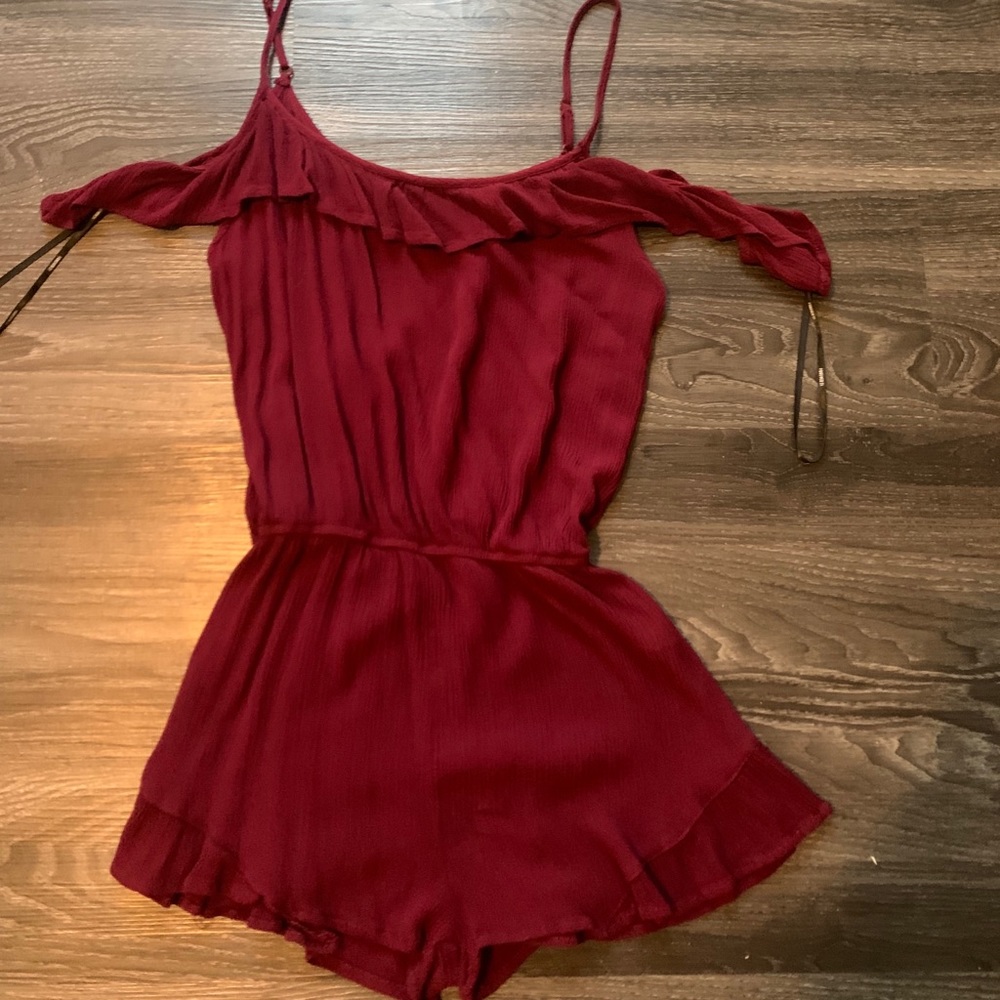 Maroon romper